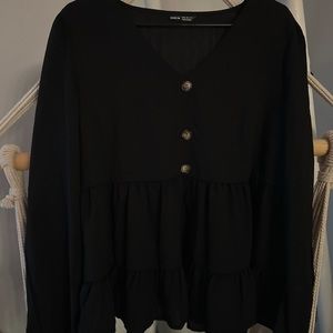 Black blouse NWOT